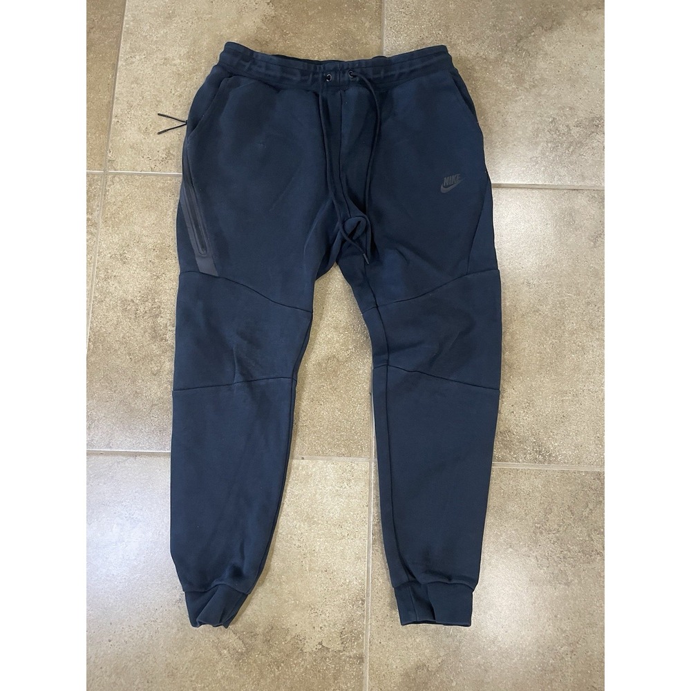 Nike Sportswear Tech Fleece Jogger Sweatpants Mens Sz M Black 805162-010